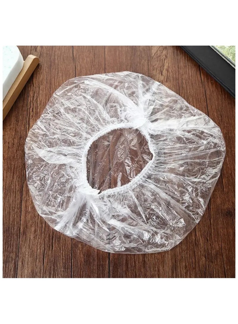 100-Piece Shower Cap Set Clear  - Image 3