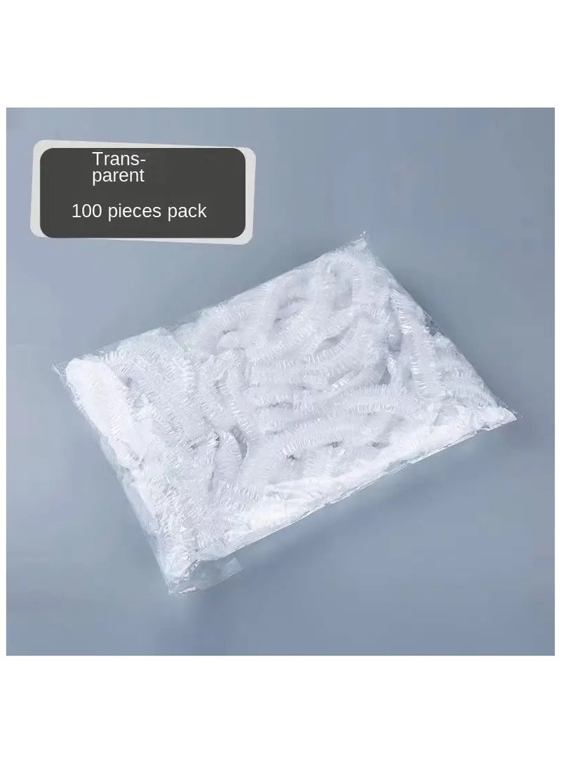 100-Piece Shower Cap Set Clear  - Image 4