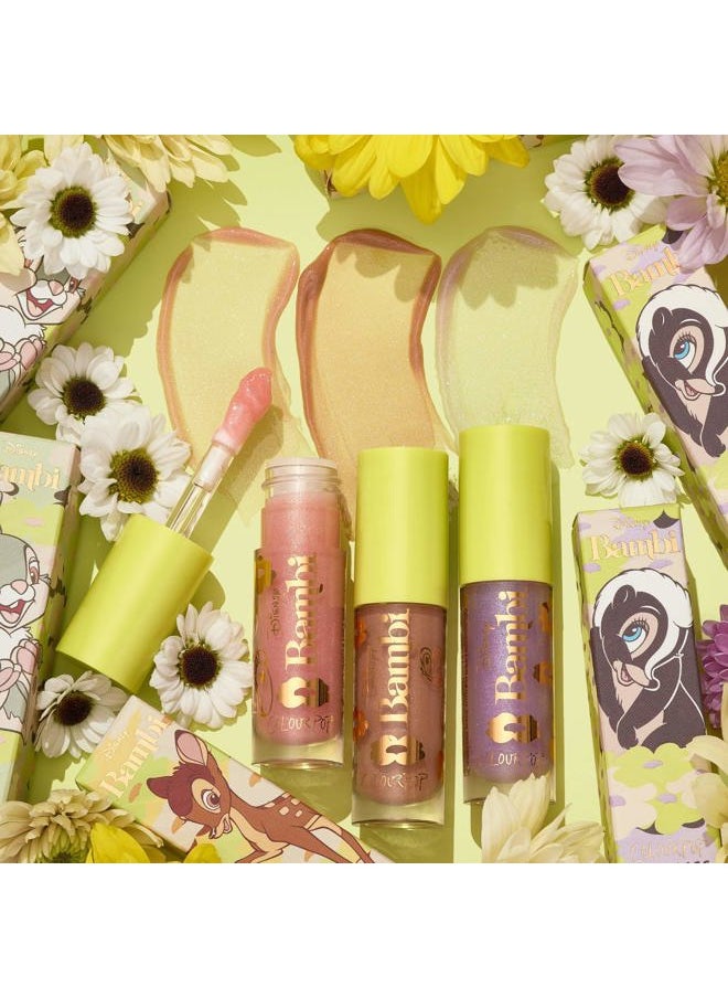 ColourPop Bambi Twitterpated Lux Gloss Trio - Lip Gloss Set of Three Bambi Thumper Flower New in Box 