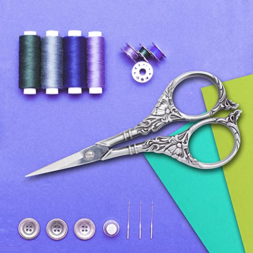 BIHRTC Embroidery Sewing Scissors Stainless Steel for Cross Stitch Cutting Threading Needlework Handcraft Craft Art Work DIY Tool - Image 4