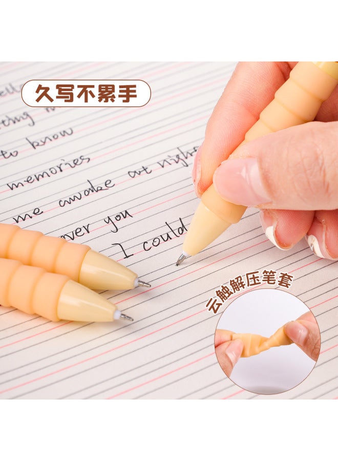 HELPS Cartoon Butter Bear Press Gel Pen High Color Value St Head Quick-drying Brush Pen Office Sign Pen - Image 3