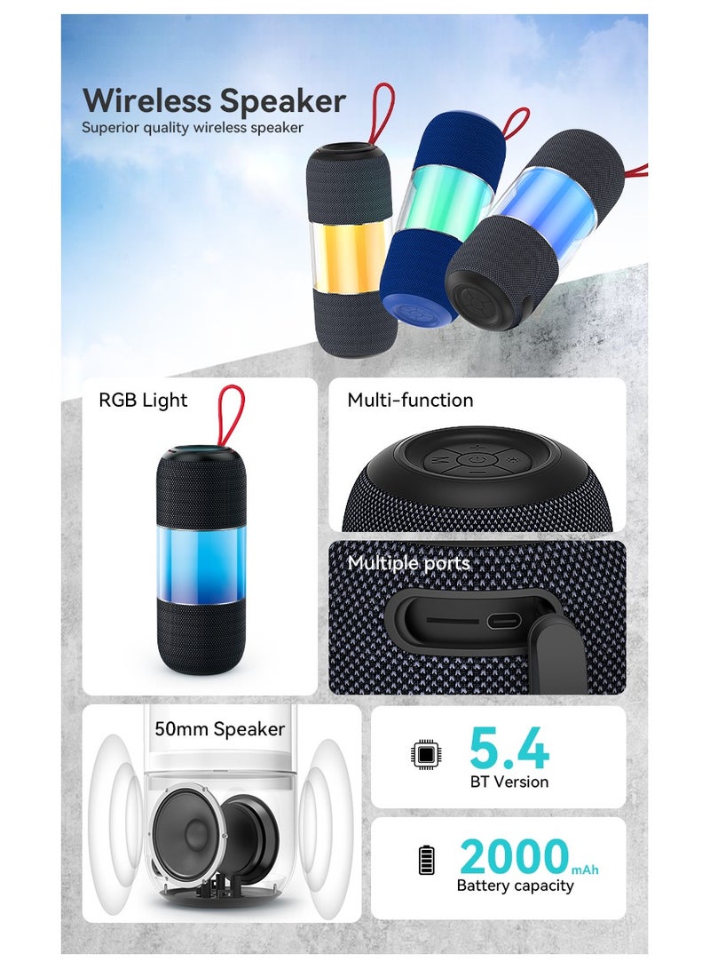 BWOO Ipx7 Portable Wireless Speaker Bt5.4 - Image 5