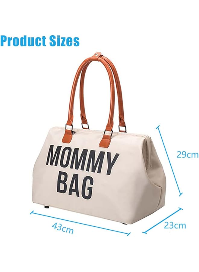 إيروريكس حقيبة حفاضات وحقيبة حمل وحقائب للأمهات للمستشفى وحقيبة سفر عملية لحفاضات الأطفال الكبيرة للأم الحامل - Image 2