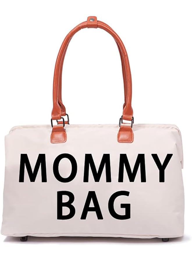 إيروريكس حقيبة حفاضات وحقيبة حمل وحقائب للأمهات للمستشفى وحقيبة سفر عملية لحفاضات الأطفال الكبيرة للأم الحامل - Image 1