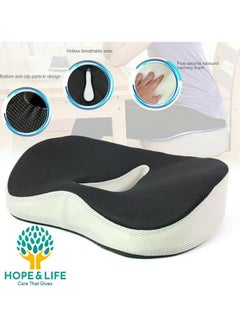 Hope And Life Memory Foam Seat Cushion for Coccyx and Hemorrhoid Pain Relief, Easy to Carry, Anti-Slip, and Rebound to Original Shape  - Image 5
