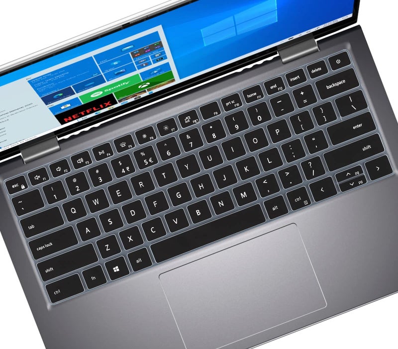 CASEDAO Keyboard Cover for 14" Dell Inspiron 14 5410 5418 5420 5425 5430 7415 7420 7425 7430 7435,Dell Latitude 14 3320 3420/Inspiron 16 5635 5630 5620 5625 7635 7630 7620 16"/Inspiron 13 5310 5320 Skin-Black - Image 1