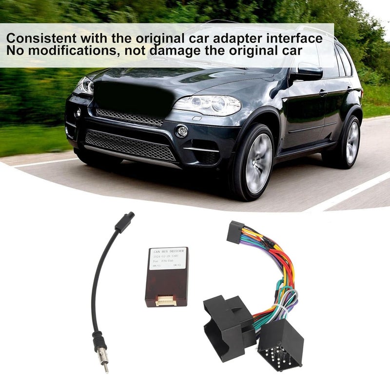 Superior Car Wire Harness with Canbus Box, No Modification Required for F30/F10/X5/E46/E39/E53, Installation Wiring Kit for DIYers, Rugged and Durable - Image 4