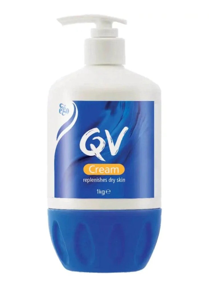 Ego - QV Cream Replenishing Dry Skin (1kg) Long Lasting Hydration And Relief - Image 1