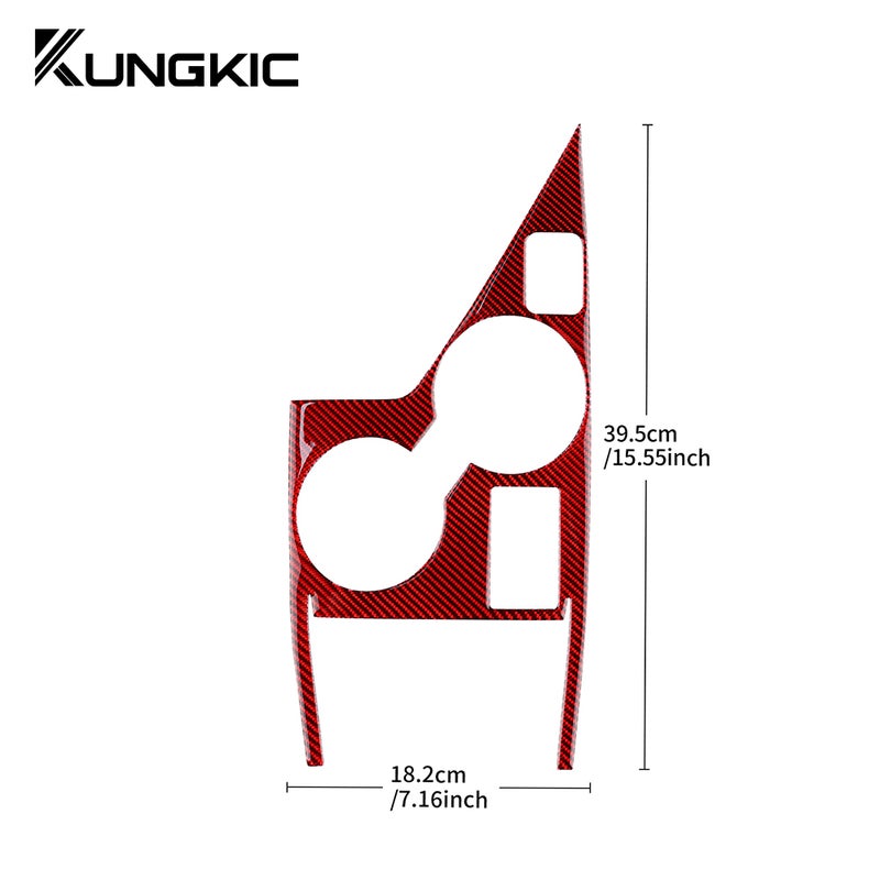 Real Soft Carbon Fiber Sticker for Subaru Crosstrek 2024 and Impreza 2024 Central Control Cup Panel Cover RHD LHD Interior Trim - Image 5