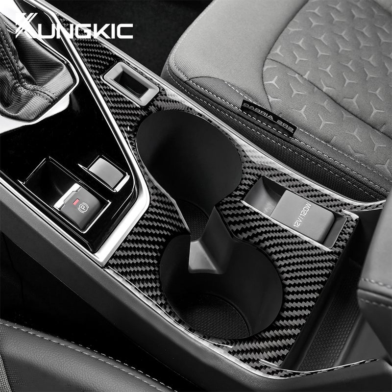 Real Soft Carbon Fiber Sticker for Subaru Crosstrek 2024 and Impreza 2024 Central Control Cup Panel Cover RHD LHD Interior Trim - Image 3