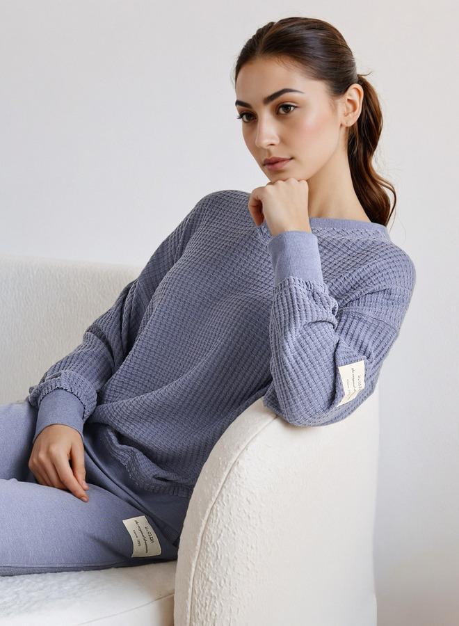 سبلاش فيڤ طقم بيجاما سويت شيرت وبنطلون بنقوش - Image 1