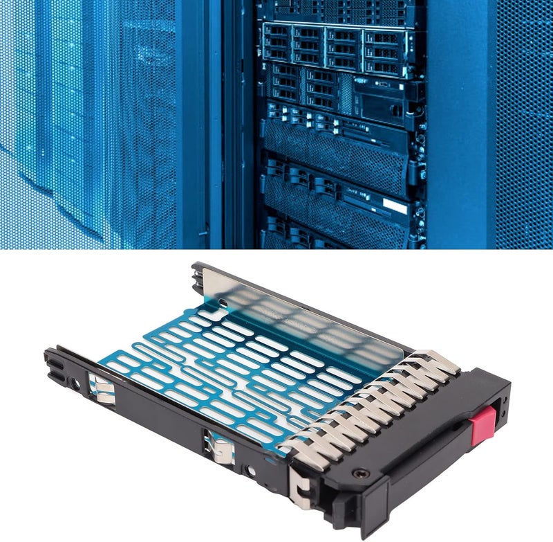 صينية هارد ديسك SAS SATA بقياس 2.5 بوصة، حامل محول هارد ديسك لطرازات DL360 DL380 DL385 DL580، صينية هارد ديسك عالمية مزودة بحاجز معدني ومسامير، لحماية بيانات آمنة للهارد ديسكات بقياس 2.5 بوصة - Image 2