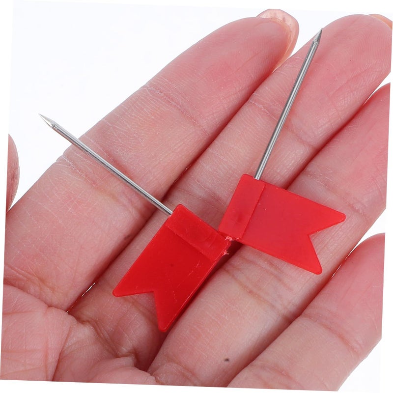 50 Plastic Marking Tacks for Cork Board Travel Maps Home Office School Distinctive Design - Image 4