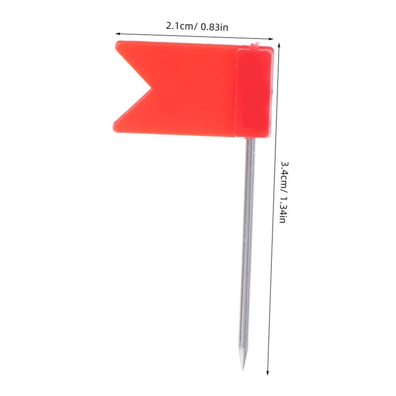 50 Plastic Marking Tacks for Cork Board Travel Maps Home Office School Distinctive Design - Image 3