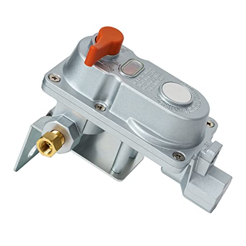 Skyflame RV Propane Regulator for Dual Tanks, 2 Stage Auto Changeover LP Regulator with 2PCS 12 Inch Pigtails for RV Trailers Camper, Vans/Trailers Primary Cylinder - Image 2