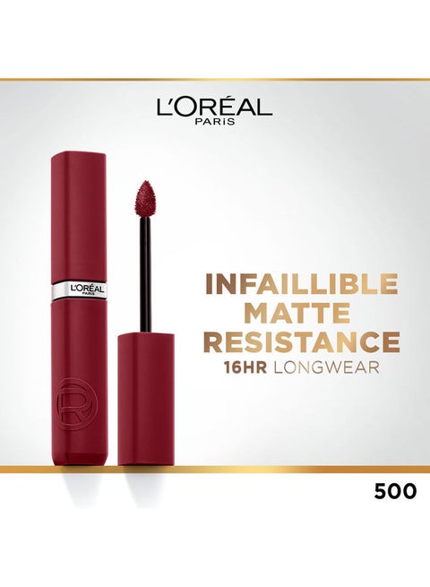 Infaillible Matte Resistance Liquid Lipstick With Hyaluronic Acid - 500 Wine Note?