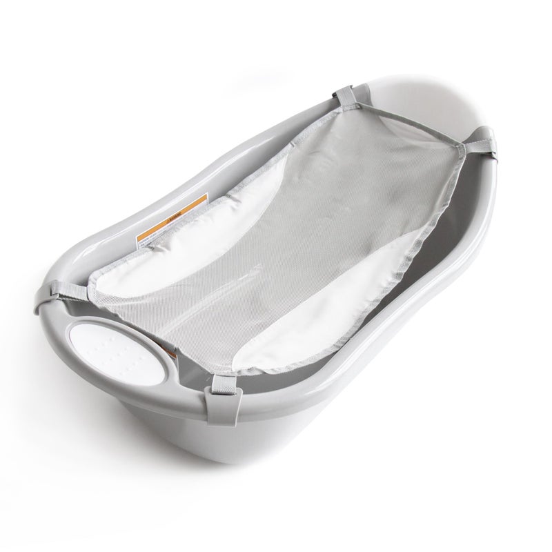 Regalo Baby Basics Infant Bath Tub, Includes Air Mesh Sling, Adjustable As Your Baby Grows, Drying Hook for Easy Clean - Image 1