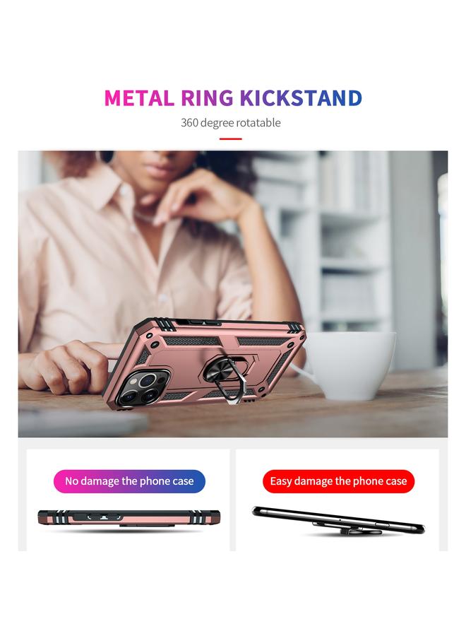 Zaboon Case For iPhone 13 Pro Max Shockproof TPU + PC Protective Case with 360 Degree Rotating Holder - Image 3