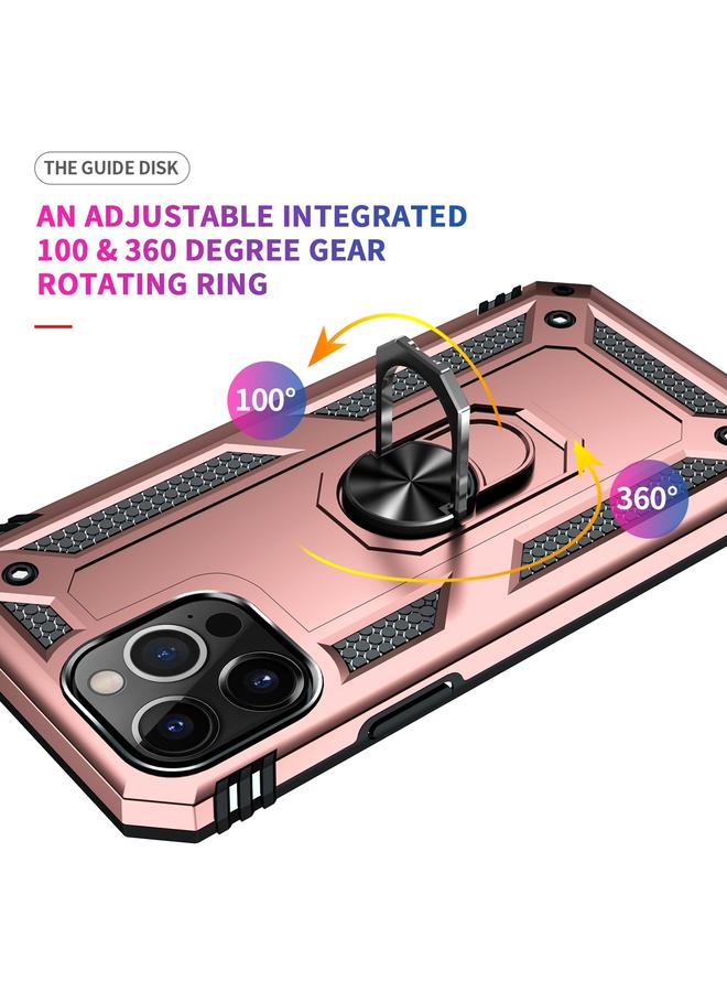 Zaboon Case For iPhone 13 Pro Max Shockproof TPU + PC Protective Case with 360 Degree Rotating Holder - Image 4