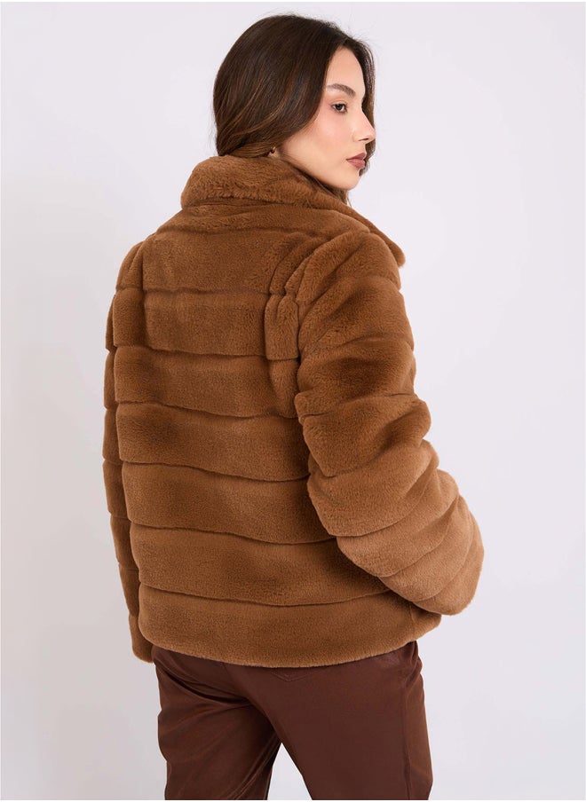 DALYDRESS - Women Regular Fit Jacket - Brown - Image 1