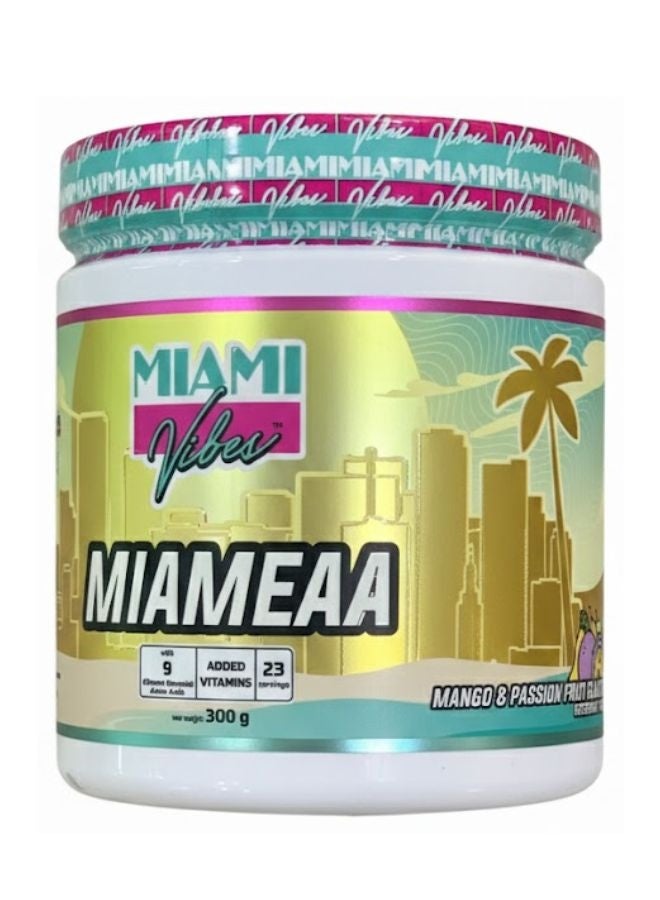 Miami Vibes Miami EAA Mango passion Fruit Flavour 380Gram