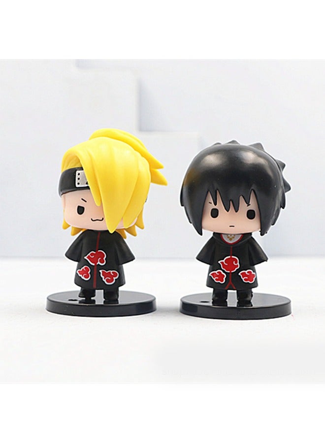 6 Q Version of the Beanie Eye Hokage Figure Naruto Kakashi Toy Cute Restoration Best Gift  - Image 3