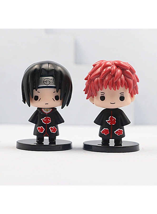 6 Q Version of the Beanie Eye Hokage Figure Naruto Kakashi Toy Cute Restoration Best Gift  - Image 2