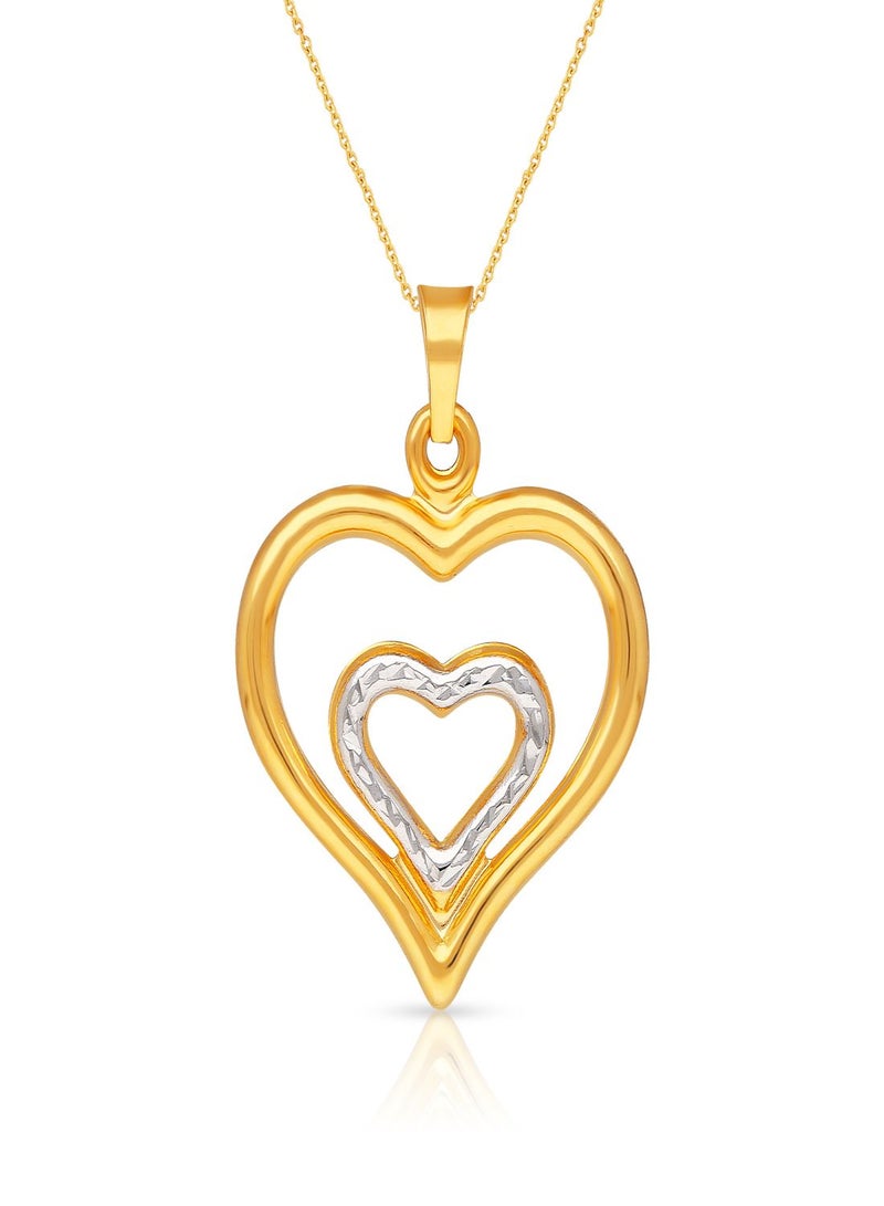 Malabar Gold and Diamonds 22 Karat 916 Purity Gold Pendant LAPN121T - Image 1