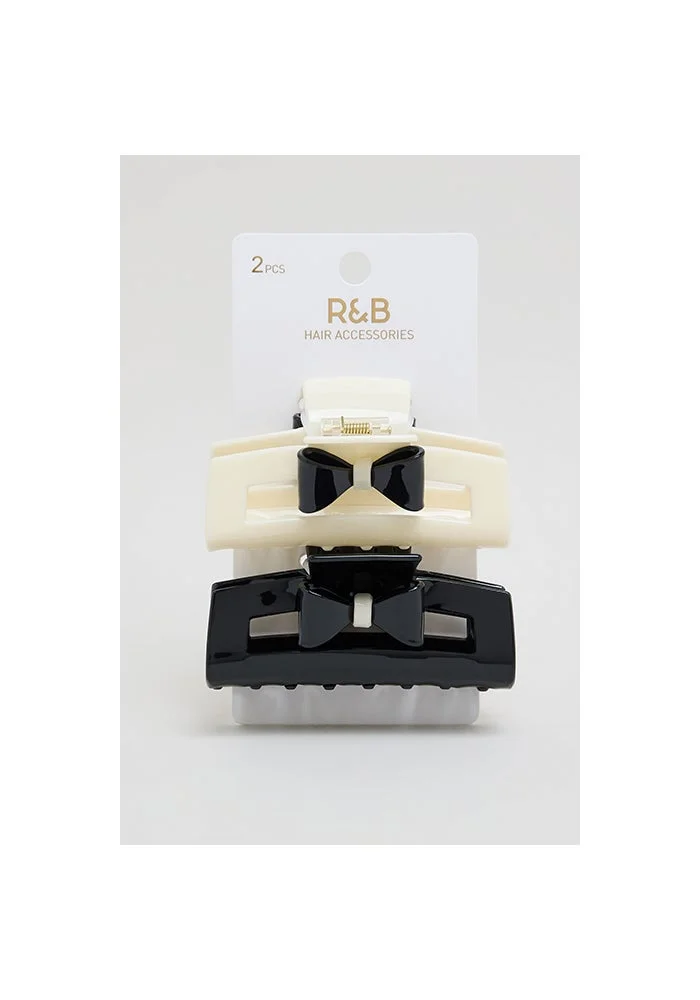 R&b  2 Piece Embellished Claw Clips for Women | Best Price UAE