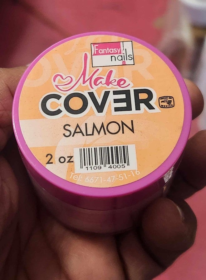 Fantasy Nails Cover 2oz Salmon Acrylic powder - Image 3