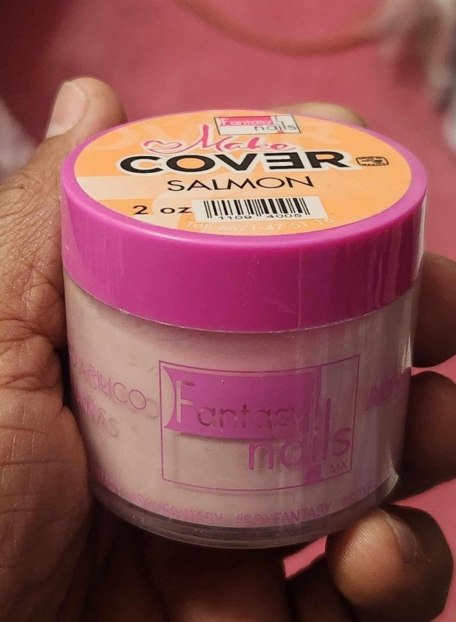 Fantasy Nails Cover 2oz Salmon Acrylic powder - Image 4