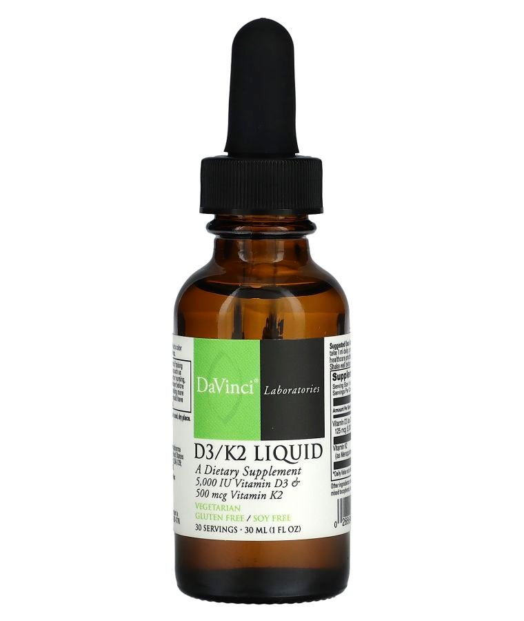 DaVinci Laboratories D3/K2 Liquid 1 fl oz (30 ml)