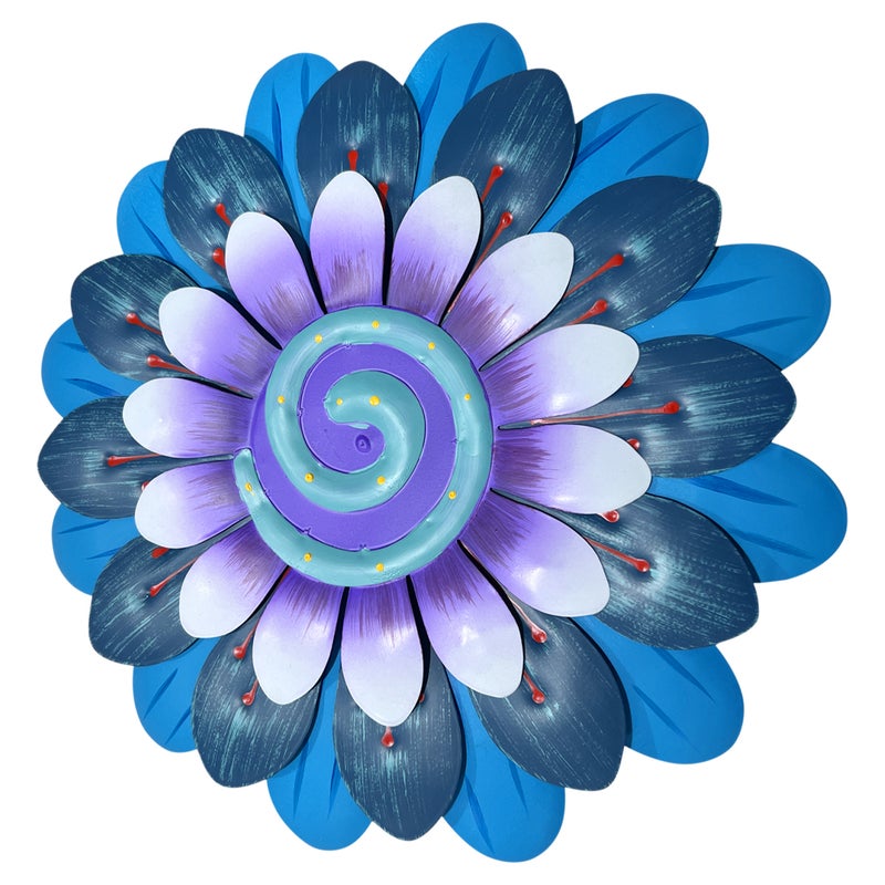 Sunflower Hanging Wall Decor Wall Art Decor Metal Wall Hanging Decorative Flower Pendant - Image 3