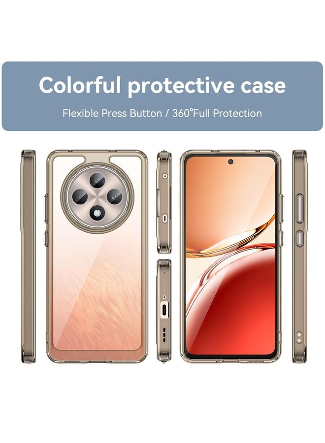 S-TOP Case For OPPO Reno12 F 5G Colorful Series Acrylic Hybrid TPU Phone Case - Image 2
