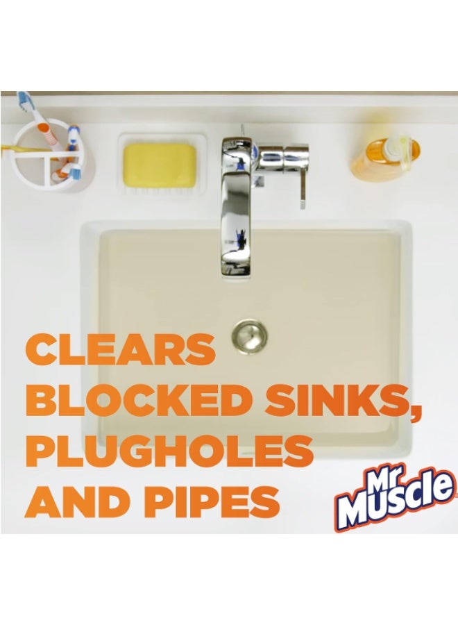 Mr Muscle Mr. Muscle Power Granules Drain Cleaner for Grease and Food Clogs, Works in 15 Minutes, 500 g (Pack of 2) - Image 5