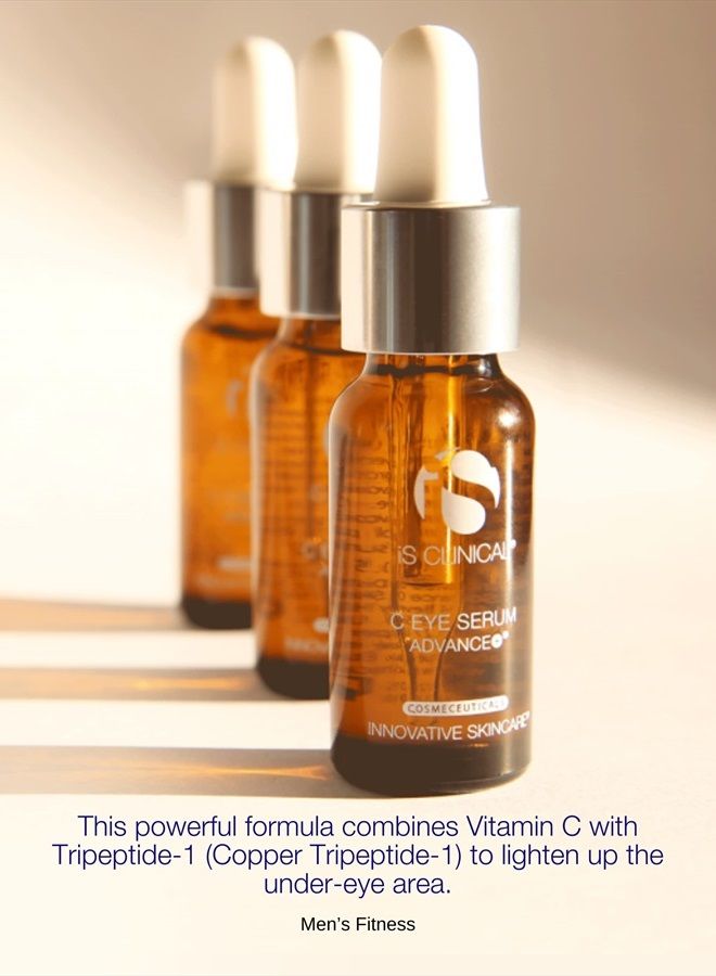 iS CLINICAL C-Eye Advance+, Brightening Under-Eye; Dark Eye Circle Remover Puffy Eyes Treatment - Image 5