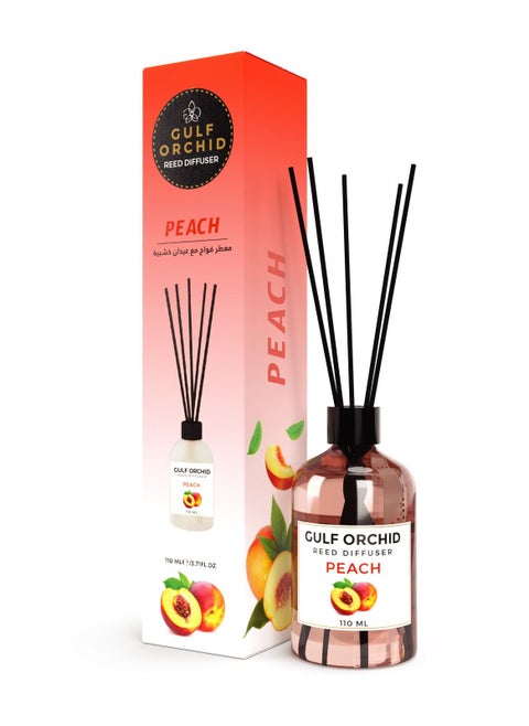 معطر فواح مع عيدان خشبية بنكهة خوخ 110 مل