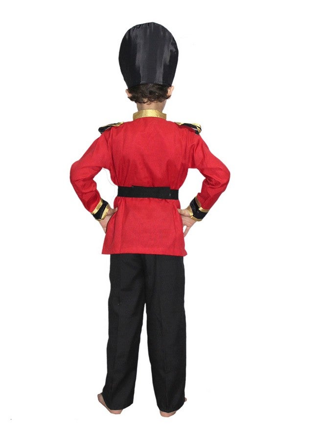 Kaku Fancy Dresses Polyester British Guard Costume For Boys|British Soldier Fancy Dress For Kids, Independence Day & Republic Day Costume - 5-6 Years,Multicolor - Image 2