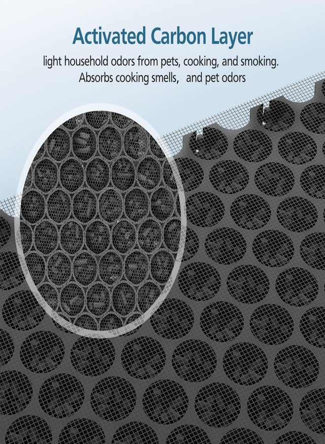 WILERDA 2-Pack 3-in-1 Purezone Replacement Filter, Compatible with Pure Enrichment PureZone Air Purifier, H13 Grade True HEPA Filter, Part#PEAIRFIL - Image 3
