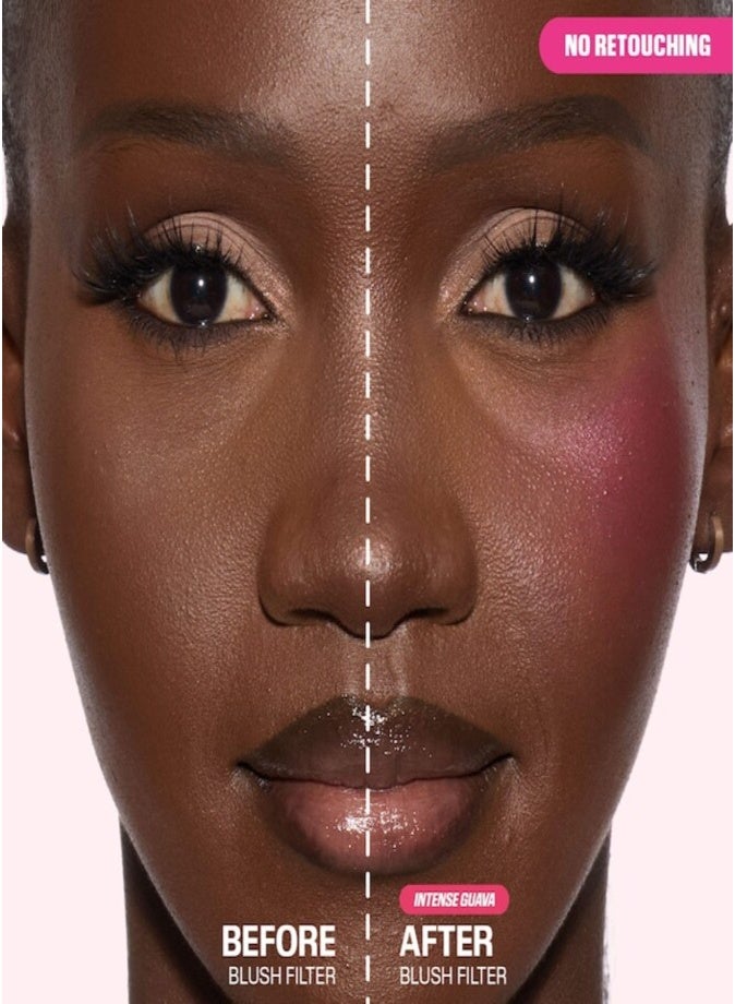 HUDA BB Huda Beauty Soft Glow Liquid Blush 4.5ml | Intense Guava Blush Filter Lightweight Formula - Image 2