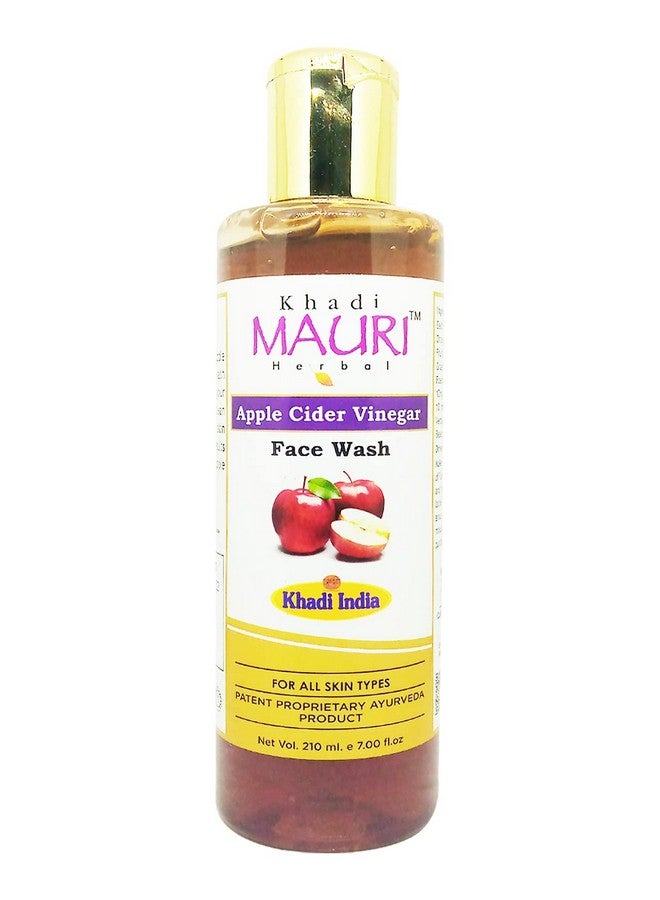 Khadi Mauri Apple Cider Vinegar Face Wash Slsparaben Free Pack Of 1(210Ml) - Image 1