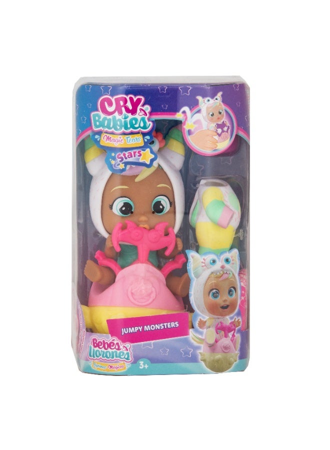 Cry Babies Magic Tears Stars Jumpy Monsters - Nunu | Collectible Doll Figure | Cries Real Tears | Gift for Kids - Image 2