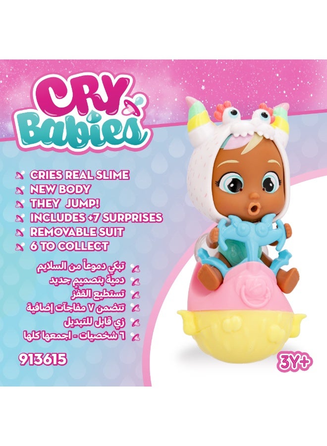 Cry Babies Magic Tears Stars Jumpy Monsters - Nunu | Collectible Doll Figure | Cries Real Tears | Gift for Kids - Image 3
