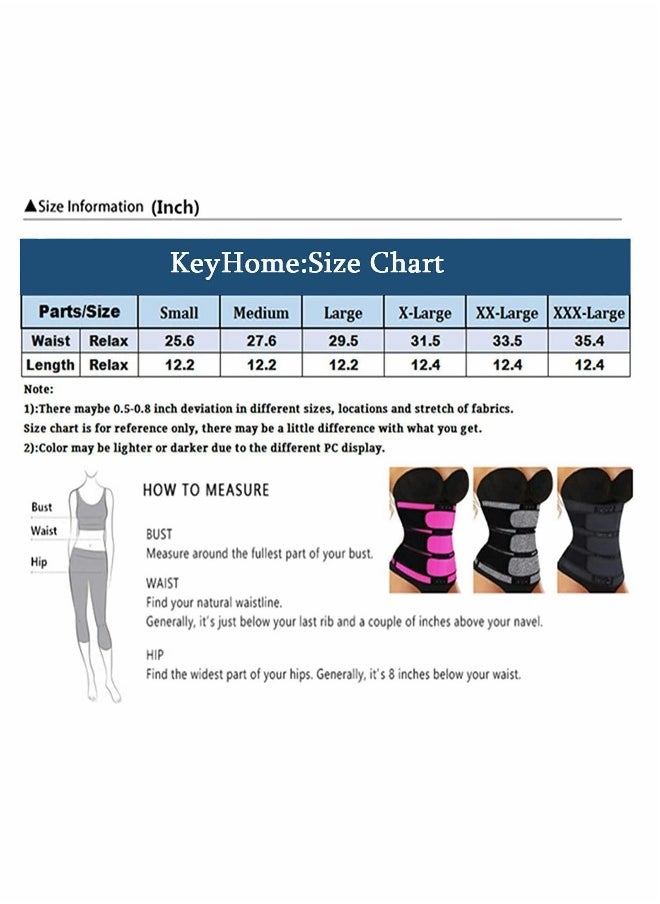 Generic - Corsets Waist Trainer, Women Waist Trainer Eraser Belt Tummy Control Waist Trimmer Slimming Belly Band Shaper, Compression Trimmer Waist Cincher for Workout Fitness ( L ) - Image 1