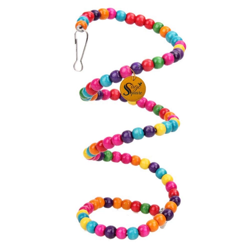 Sage Square إكسسوارات قفص الطيور المرحة (حلزوني - 150 سم) - Image 4