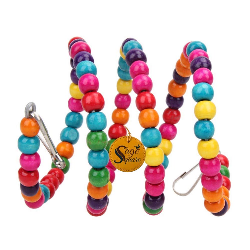 Sage Square إكسسوارات قفص الطيور المرحة (حلزوني - 150 سم) - Image 3