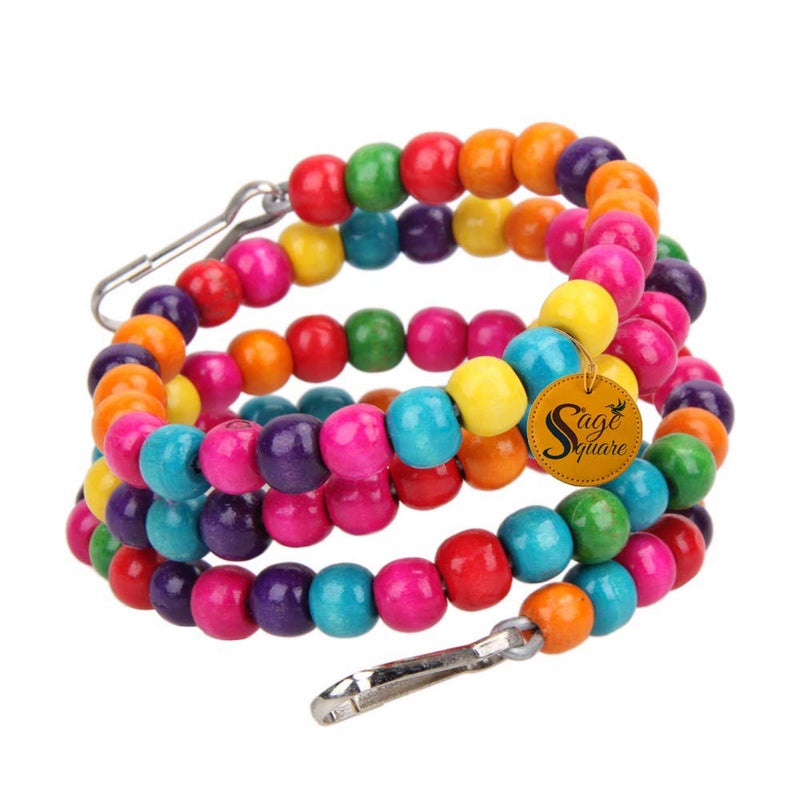 Sage Square إكسسوارات قفص الطيور المرحة (حلزوني - 150 سم) - Image 2