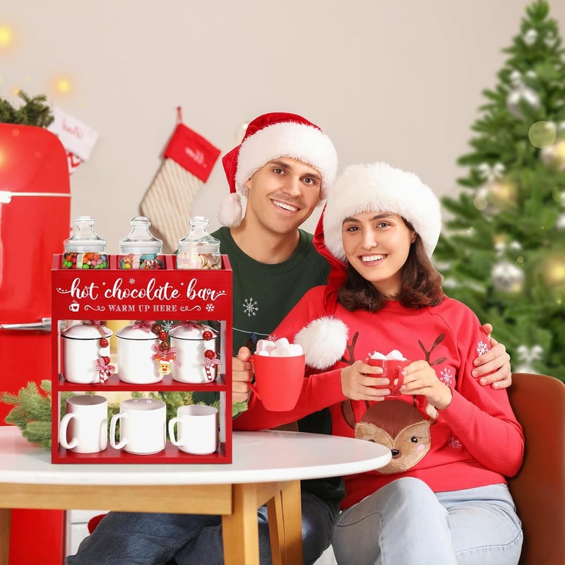 Huray Rayho Wooden Hot Chocolate Bar Organizer - Image 2