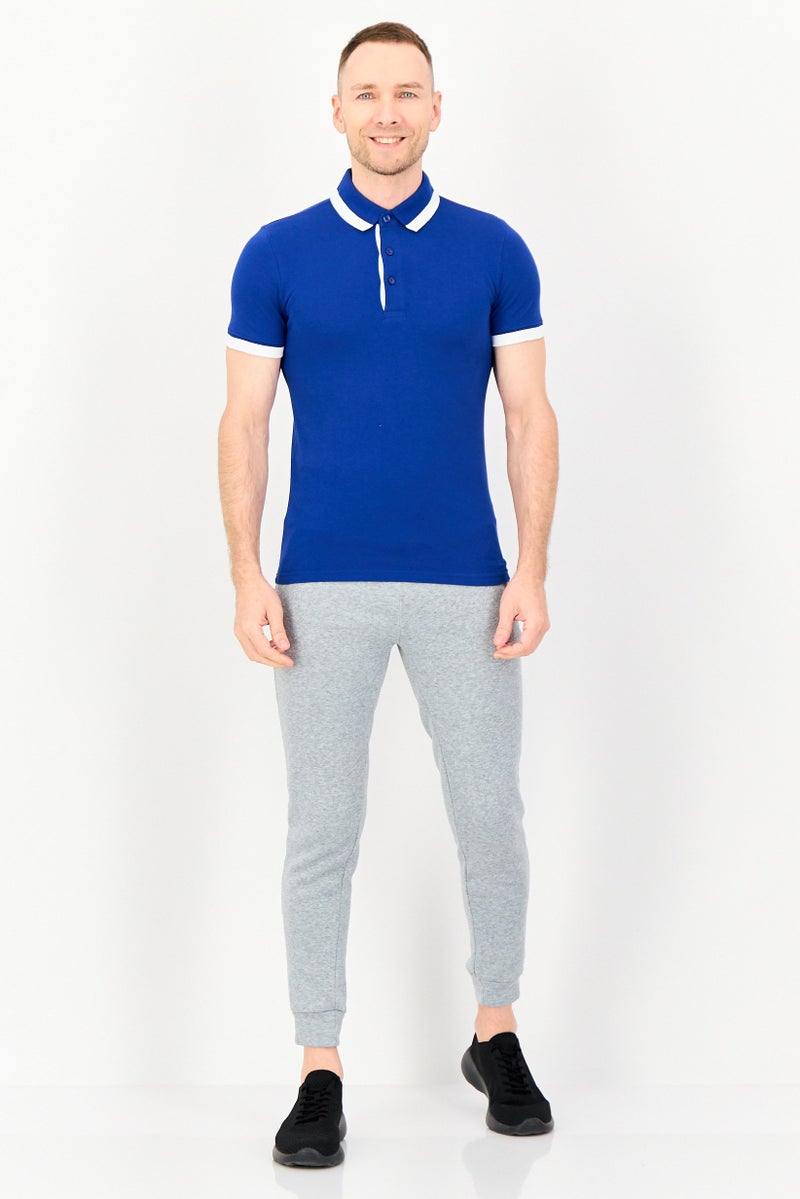 PUMA Men Sportswear Fit Short Sleeve Outdoor Polo Shirt, Dark Blue - Image 2