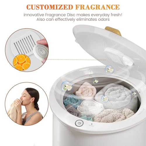 Keenray Towel Warmers, Luxury Bucket Towel Warmer, Large Towel Warmer for Bathroom, Auto Shut Off, Fits Up to Two 40"X70" Oversized Towels, Bathrobes, Blankets, PJ's and More, CL1 - Image 4